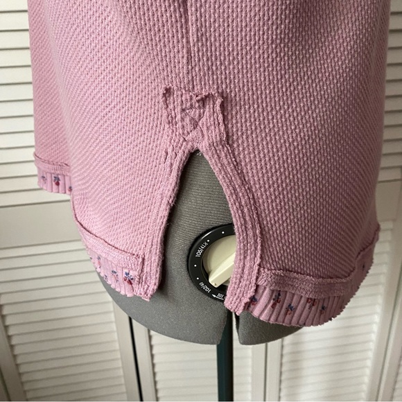 Free People Heart to Heart Henley Mauve S - Picture 9 of 12